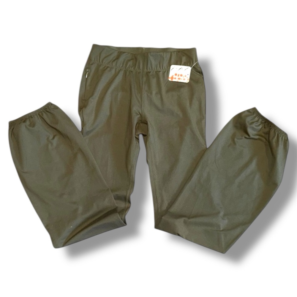 NWT Free People Size XS FP Movement Green Joggers Leggings Casual Athletic
